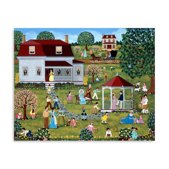 Lumaprints Easter Egg Hunt Canvas Giclée Art